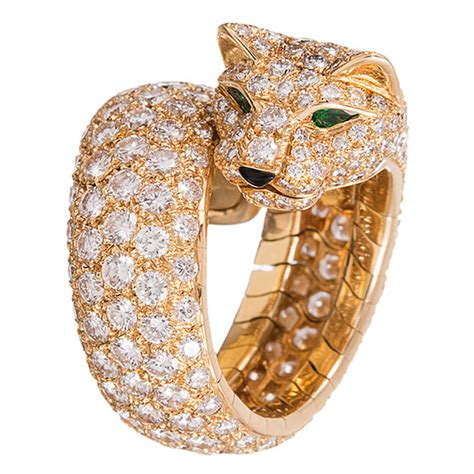 panthere cartier diamond|cartier panther ring price.